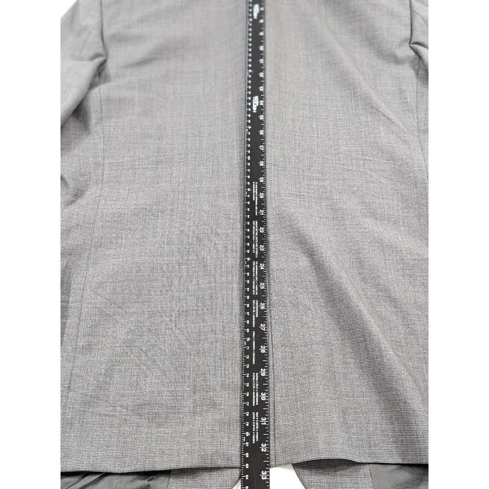 Harold Powell Gray 3 Button Blazer Jacket Sports Coat 46L Crosshatch‎ Summer